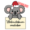 Weihnachtsbaum Umschubser Koala