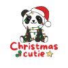 Panda Weihnachten Pandas Christmas Cutie