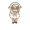 Sheep Sunglasses Scarf