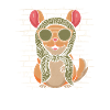 Chinchilla Sunglasses Scarf