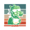 Dinosaurier Kaffee Sonnenbrille