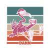 Flamingo Kaffee Sonnenbrille