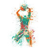 Basketball Player Splash