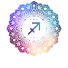 Sagittarius Zodiac Symbol Mandala