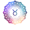 Taurus Zodiac Symbol Mandala