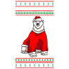 Polar Bear Merry Christmas