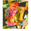 Avant-garde Esthétique David Tête Statue