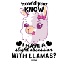 Llama Alpaca Girl Hair Bow