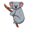Climbing Koala