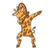 Dabbing Giraffe