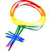 LGBTQ Pride Flag LOVE Lesbian