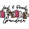 Laute und stolze Baseball-Oma