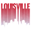 Louisville Skyline Gradient Silhouette