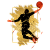 Basketteur Basketteur Dunking Gold Splash