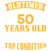 Oldtimer 50 jaar 50e verjaardag mannen mannen