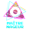 Retro Maître Nageur Sauveteur