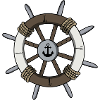 Steuerrad Boot