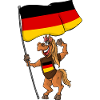 Deutsches Fan Pferd