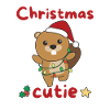Beaver Christmas Beaver Christmas Cutie