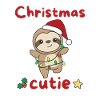 Sloth Christmas Sloths Christmas Cutie