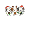 Pyjamas de Noël dalmate Chiens