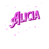 Alicia name personalized