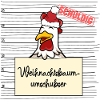Weihnachtsbaum Umschubser Huhn