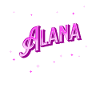 Alana name personalized