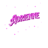 Adrienne's name personalized