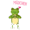 Frosch Mädchen