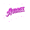 Aubree name personalized