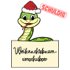 Weihnachtsbaum Umschubser Schlange