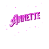Annette name personalized