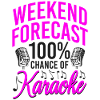 Karaoke Singer Weekend Forecast