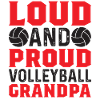 Volleyball Grandpa Volleyball Player Gift