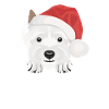 West Highland Terrier Merry Christmas