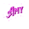 Amy name personalized