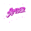 Amber name personalized