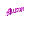 Nom Allison personnalisé