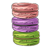 Macarons Candy Cookies