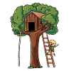 Playground tree house