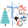 Jesus Faith Hope Love - Snowmen