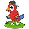 Parrot Student Cap School