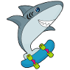 Shark Skater Skateboard