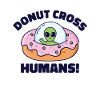 Alien Donut UFO Cute Alien Head Aliens
