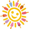 Sun Summer Popsicles