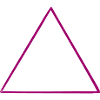 Triangle peint