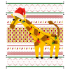 Ugly Christmas Sweater Weihnachten Giraffe