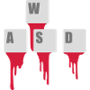 WASD Keyboard Keys Gamer