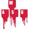 WASD Keyboard Keys Gamer